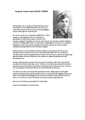 A preview of a PDF biography for Banks, Charles